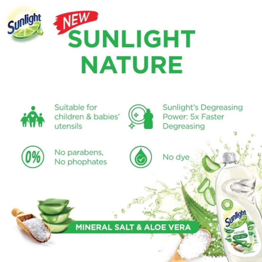 Sunlight Nature Dishwashing Liquid 800ML image
