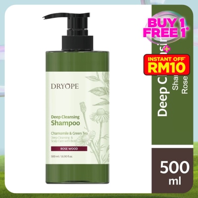 DRYOPE Deep Cleansing Shampoo Rose Wood 500ml