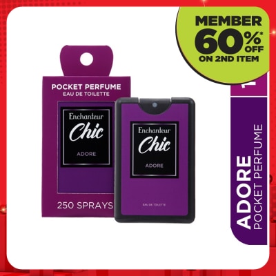 ENCHANTEUR Chic Pocket Perfume Eau De Toilette Adore 18ML