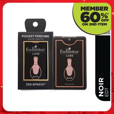 ENCHANTEUR Handbag EDT Sensual Noir 18ml