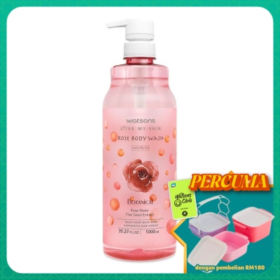WATSONS - Botanical Body Wash Rose 1L