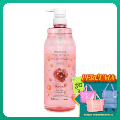 WATSONS - Botanical Body Wash Rose 1L