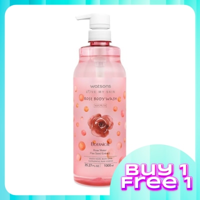 WATSONS Botanical Body Wash Rose 1L