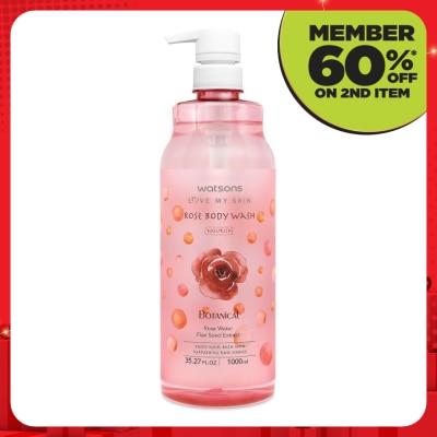 WATSONS Botanical Body Wash Rose 1L