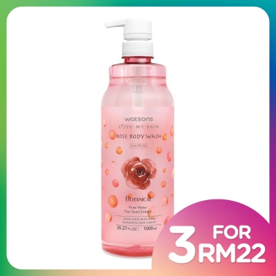 WATSONS Botanical Body Wash Rose 1L
