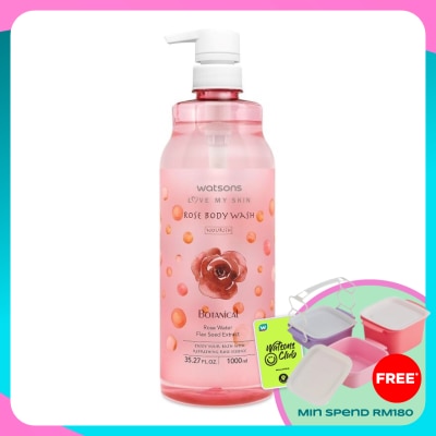 WATSONS Botanical Body Wash Rose 1L