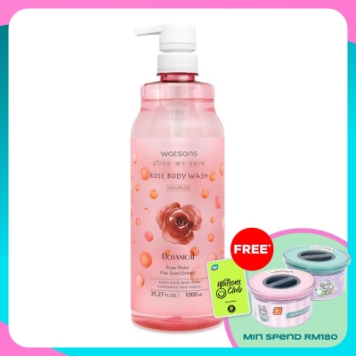 WATSONS Botanical Body Wash Rose 1L
