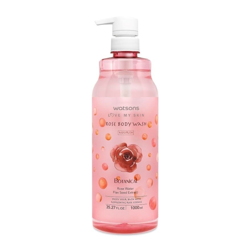 Botanical Body Wash Rose 1L