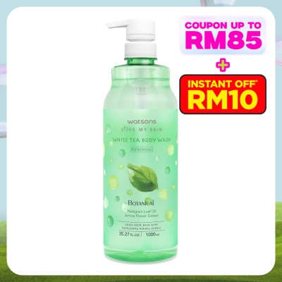WATSONS Botanical Body Wash White Tea 1L