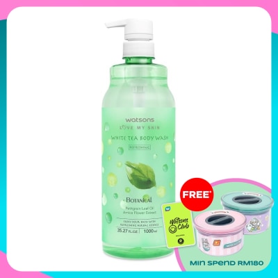 WATSONS Botanical Body Wash White Tea 1L