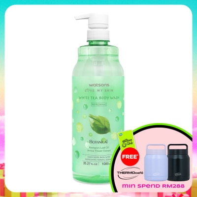 WATSONS - Botanical Body Wash White Tea 1L