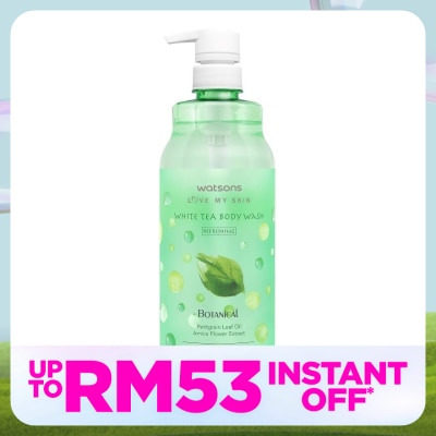 WATSONS Botanical Body Wash White Tea 1L