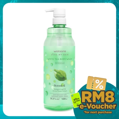 WATSONS Botanical Body Wash White Tea 1L