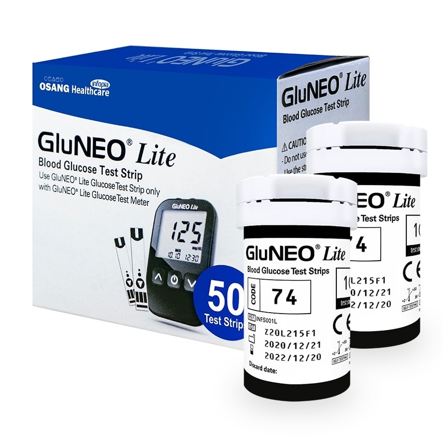 Infopia Gluneo Lite Blood Glucose Test Strips 50s