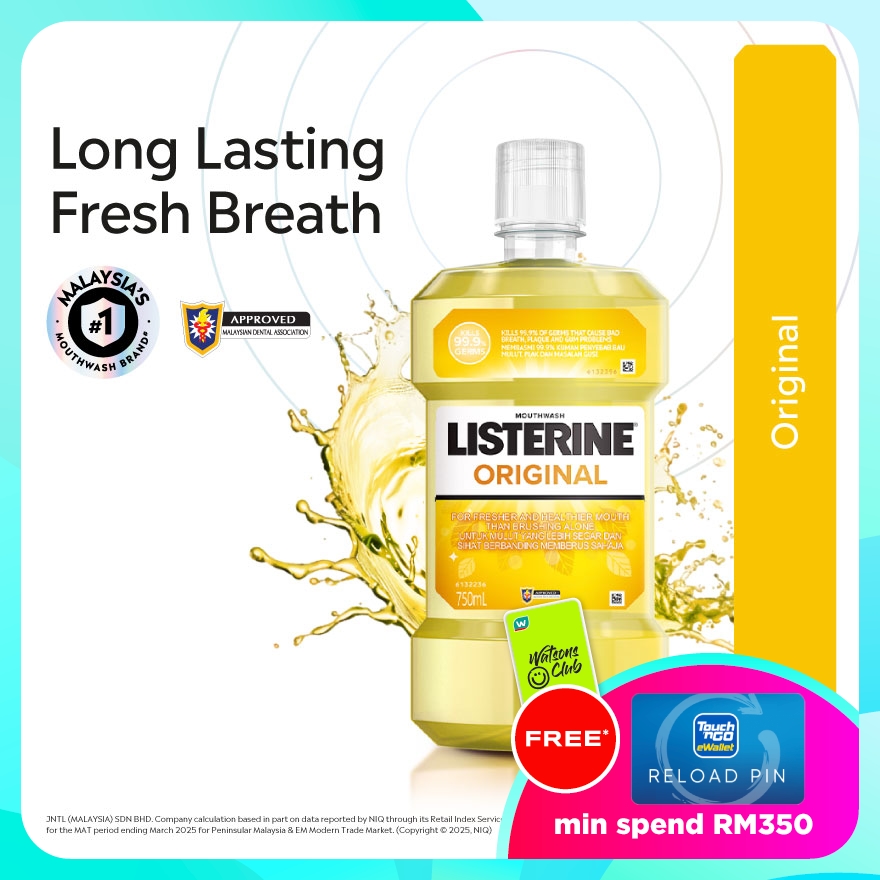 Listerine Original Mouth Rinse 750ml image