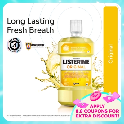 LISTERINE - Listerine Original Mouth Rinse 750ml