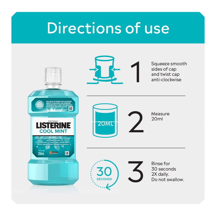 Listerine Cool Mint 250ml image