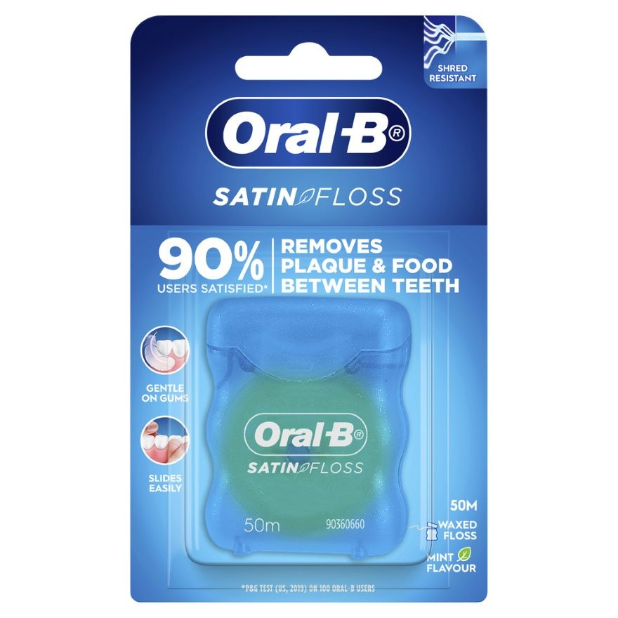 Satin Tape Dental Floss Mint 50m image