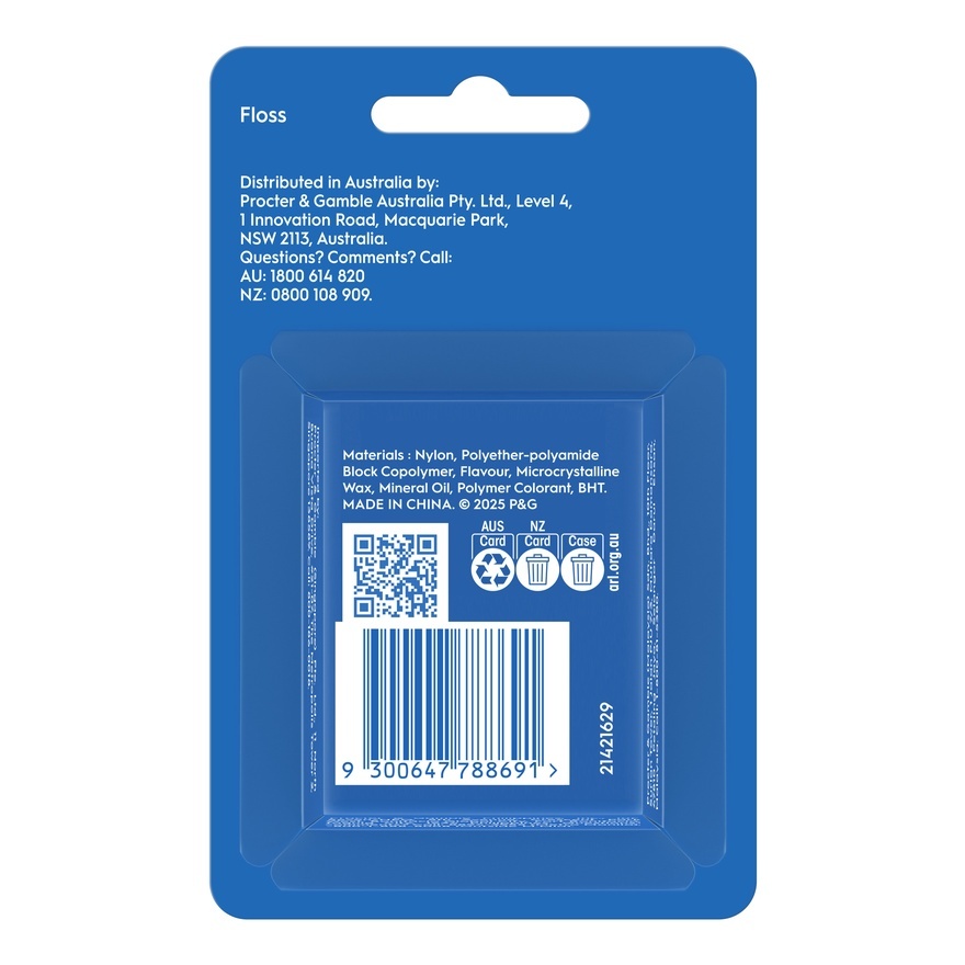 Satin Tape Dental Floss Mint 50m image