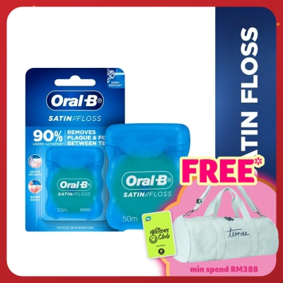 ORAL-B Satin Tape Dental Floss Mint 50m