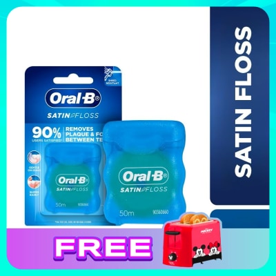 ORAL-B Satin Tape Dental Floss Mint 50m