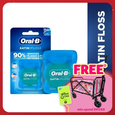 ORAL-B Satin Tape Dental Floss Mint 50m
