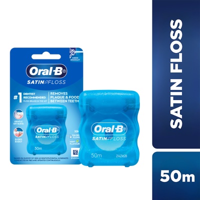 ORAL B Satin Tape Dental Floss Mint 50m image