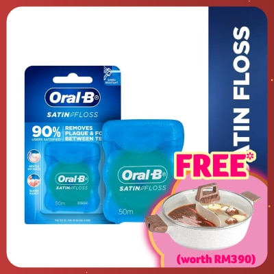 ORAL-B Satin Tape Dental Floss Mint 50m