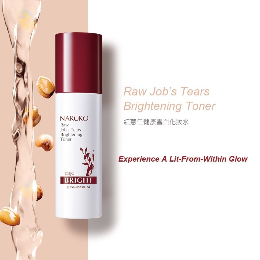 Raw Job’s Tears Brightening Toner 150M