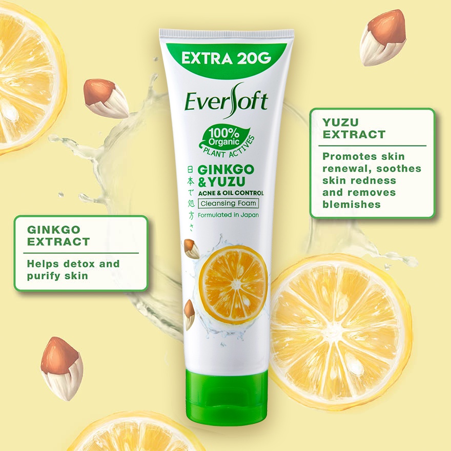 Gingko and Yuzu Facial Cleanser 120G image