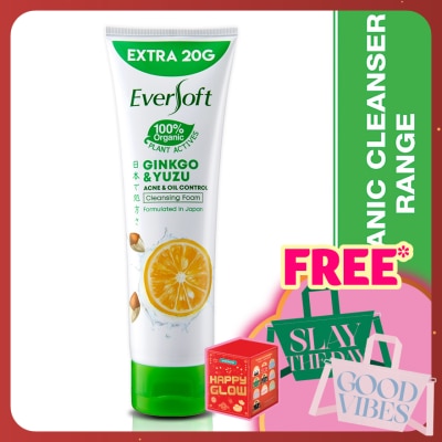 EVERSOFT Gingko and Yuzu Facial Cleanser 120G