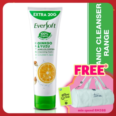 EVERSOFT Gingko and Yuzu Facial Cleanser 120G