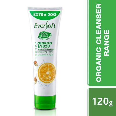 EVERSOFT Gingko and Yuzu Facial Cleanser 120G image