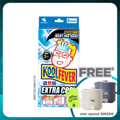 KOOLFEVER Kool Fever Extra Cool 6 sheets