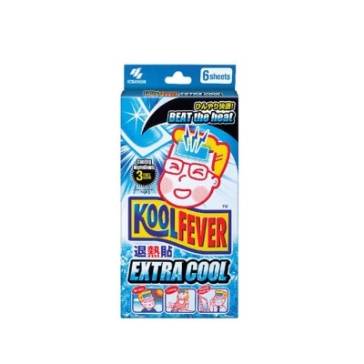 KOOLFEVER Kool Fever Extra Cool 6 sheets