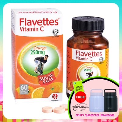 FLAVETTES - Vitamin C Sugar Free 60's