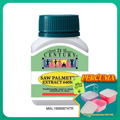 21ST CENTURY - Saw Palmetto Extract 640mg 30's