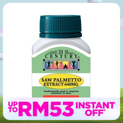 21ST CENTURY Saw Palmetto Extract 640mg 30's