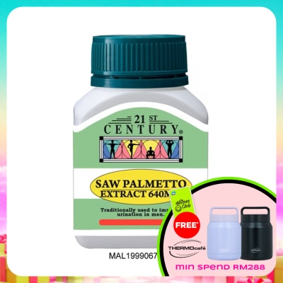 21ST CENTURY - Saw Palmetto Extract 640mg 30's