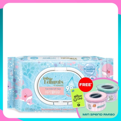 BABY NATURALS BY WATSONS Baby Naturals by Watsons Pure Water Wipes