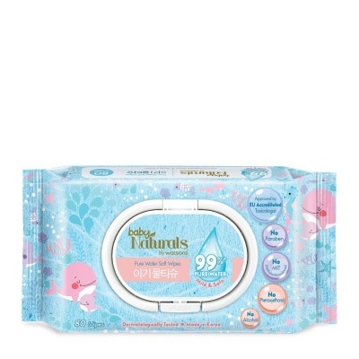 BABY NATURALS BY WATSONS Baby Naturals by Watsons Pure Water Wipes