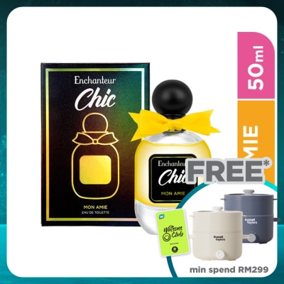 ENCHANTEUR Chic Eau De Toilette Mon Amie 50ML