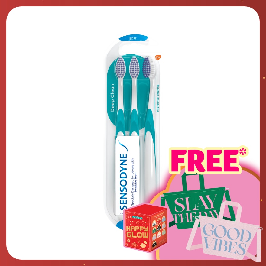 Sensitive Teeth Deep Clean Soft Toothbrush 3S