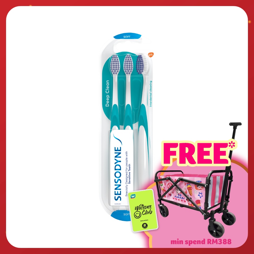 Sensitive Teeth Deep Clean Soft Toothbrush 3S