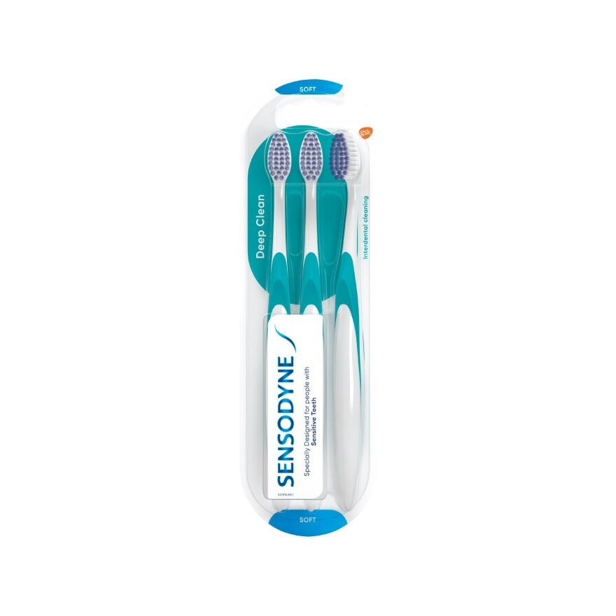 Sensodyne Toothbrush Deep Clean 3s