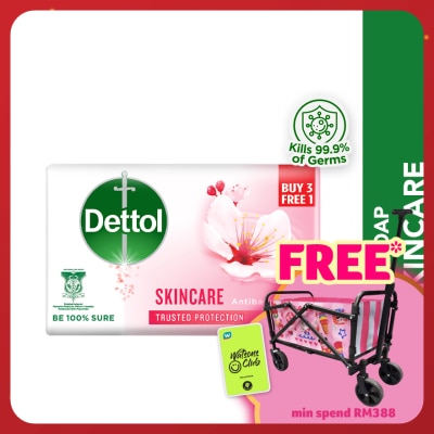 DETTOL Bar Soap Skincare Sakura Blossom Value Pack 100g x4