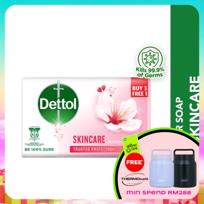 DETTOL - Bar Soap Skincare Sakura Blossom Value Pack 100g x4