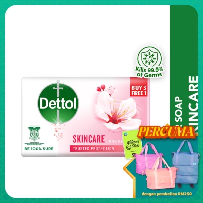 DETTOL Bar Soap Skincare Sakura Blossom Value Pack 100g x4