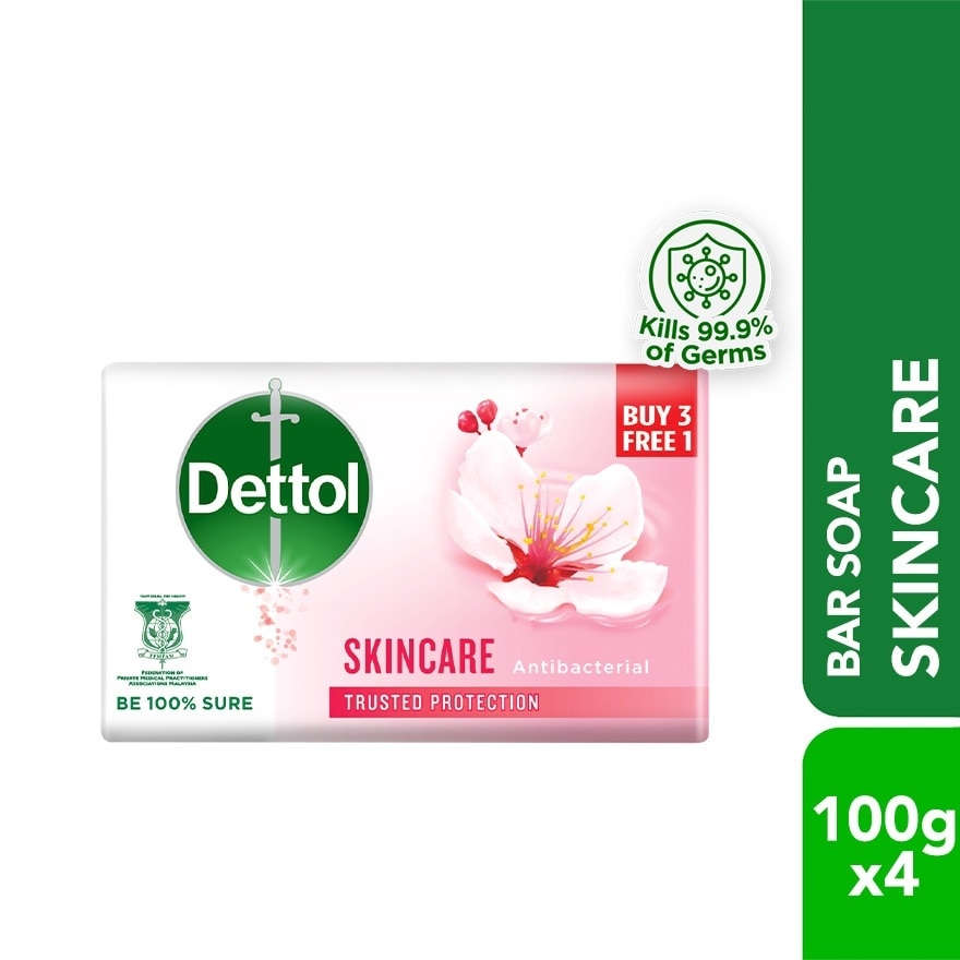 Bar Soap Skincare Sakura Blossom Value Pack 100g x4