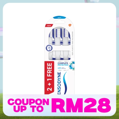 SENSODYNE Sensitive Teeth Complete Protection Soft Toothbrush 3S